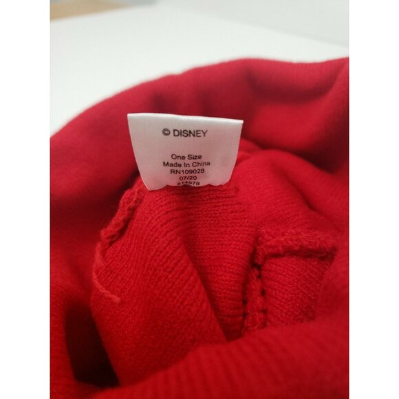 NEW- Concept One Red and Black Minnie Mouse Pom Pom Beanie Acrylic Winter - Picture 7 of 7